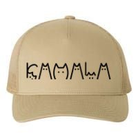 Kamala Harris Cat Lettering Positive Cat Ladies For Kamala Yupoong Adult 5-Panel Trucker Hat