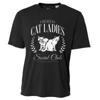 Kamala Harris Childless Cat Ladies Social Club Cat Lover Cooling Performance Crew T-Shirt