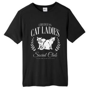 Kamala Harris Childless Cat Ladies Social Club Cat Lover Tall Fusion ChromaSoft Performance T-Shirt