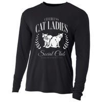 Kamala Harris Childless Cat Ladies Social Club Cat Lover Cooling Performance Long Sleeve Crew