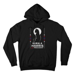 Kamala Harris Cat Ladies Vote Positive Funny 2024 Hoodie