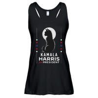 Kamala Harris Cat Ladies Vote Positive Funny 2024 Ladies Essential Flowy Tank