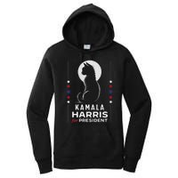 Kamala Harris Cat Ladies Vote Positive Funny 2024 Women's Pullover Hoodie