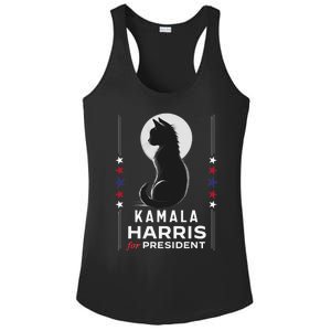 Kamala Harris Cat Ladies Vote Positive Funny 2024 Ladies PosiCharge Competitor Racerback Tank