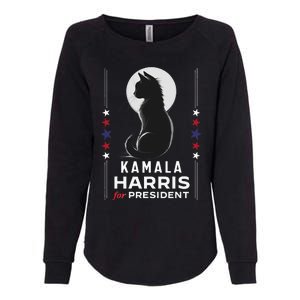 Kamala Harris Cat Ladies Vote Positive Funny 2024 Womens California Wash Sweatshirt