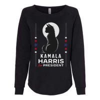 Kamala Harris Cat Ladies Vote Positive Funny 2024 Womens California Wash Sweatshirt