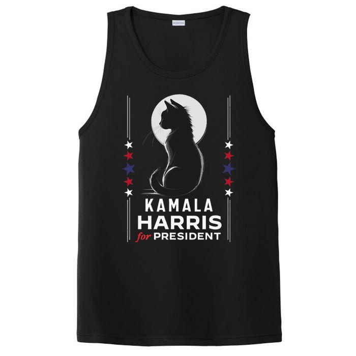 Kamala Harris Cat Ladies Vote Positive Funny 2024 PosiCharge Competitor Tank