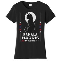 Kamala Harris Cat Ladies Vote Positive Funny 2024 Women's T-Shirt