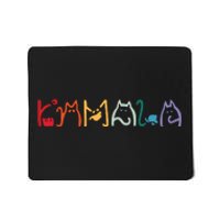 Kamala Harris Cat Lettering Positive Funny Mousepad