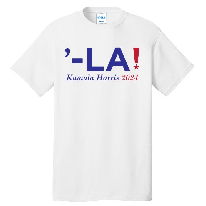 Kamala Harris Comma La 2024 Tall T-Shirt