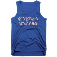 Kamala Harris Cat Lettering Funny Cat Ladies For Kamala 2024 Meaningful Gift Tank Top