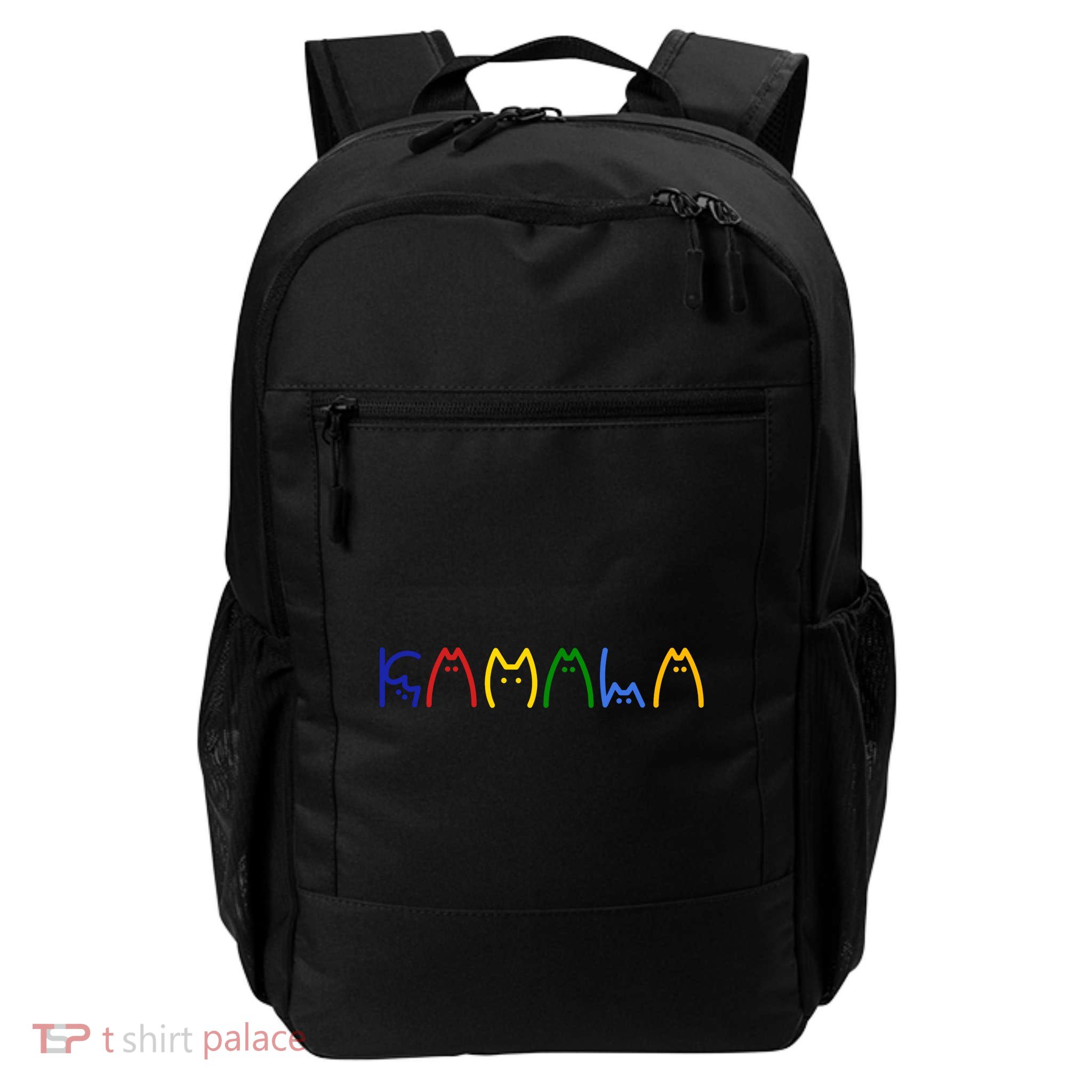 Kamala Harris Cat Lettering Funny Daily Commute Backpack