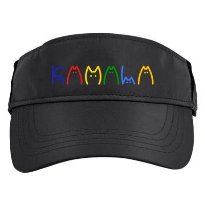 Kamala Harris Cat Lettering Funny Adult Drive Performance Visor