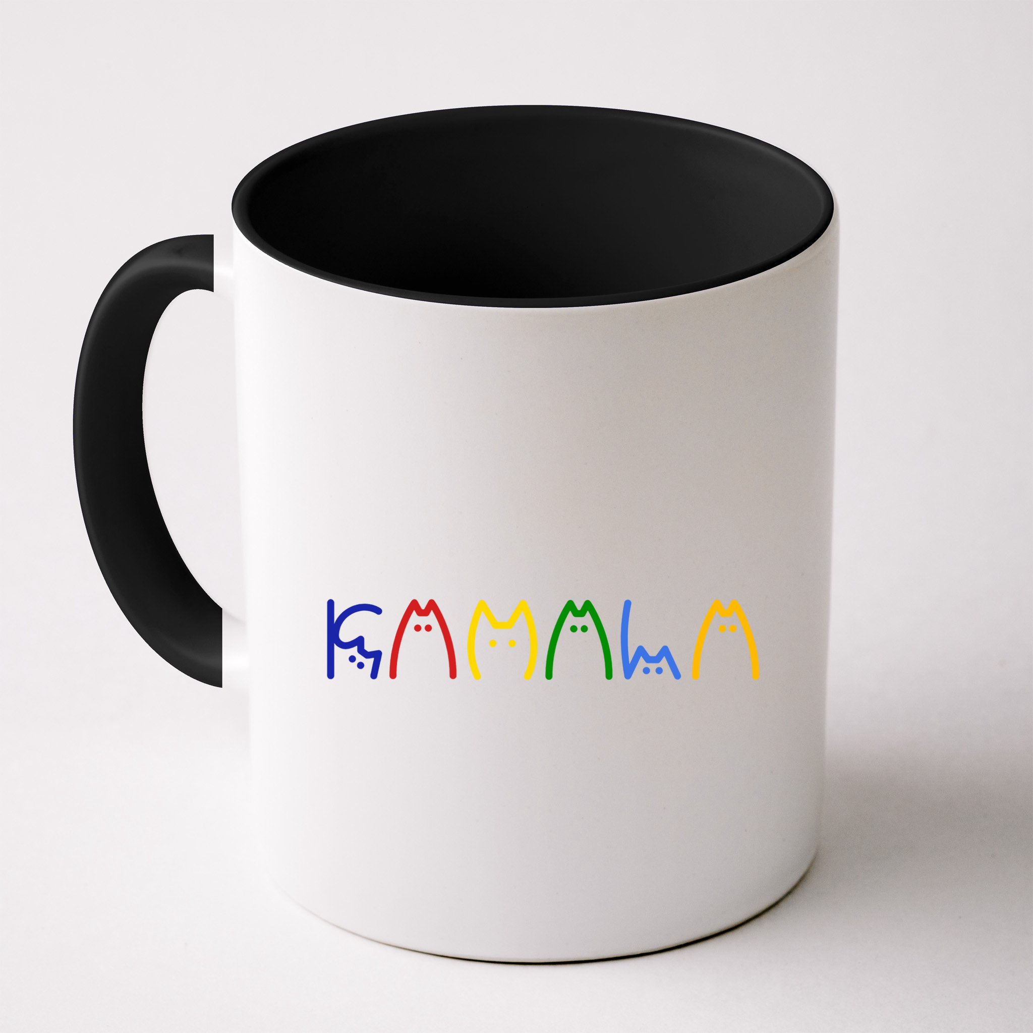 Kamala Harris Cat Lettering Funny Mug
