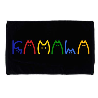 Kamala Harris Cat Lettering Funny Microfiber Hand Towel