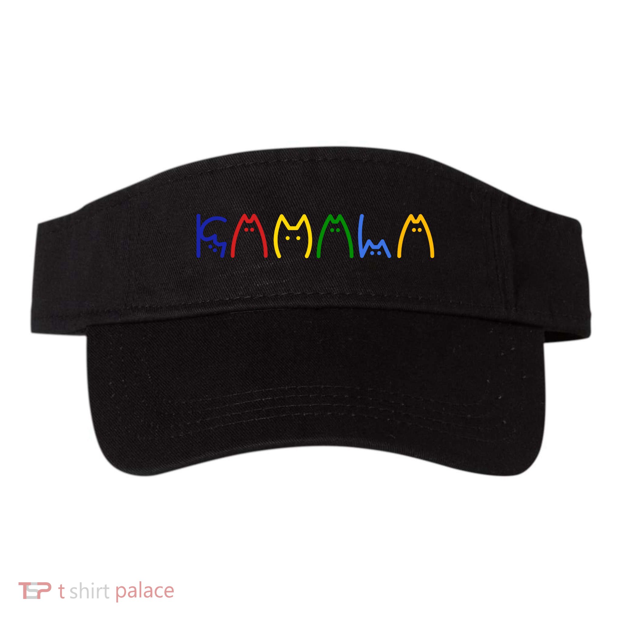 Kamala Harris Cat Lettering Funny Visor