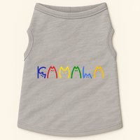 Kamala Harris Cat Lettering Funny Doggie Tank