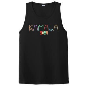 Kamala Harris Cat Lettering Funny Cat Ladies For Kamala 2024 PosiCharge Competitor Tank