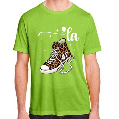 Kamala Harris Chucks And Pearls Comma La And Cute Gift Adult ChromaSoft Performance T-Shirt