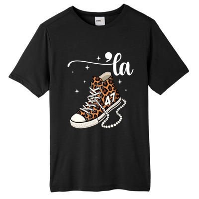 Kamala Harris Chucks And Pearls Comma La And Cute Gift Tall Fusion ChromaSoft Performance T-Shirt