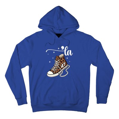 Kamala Harris Chucks And Pearls Comma La And Cute Gift Hoodie