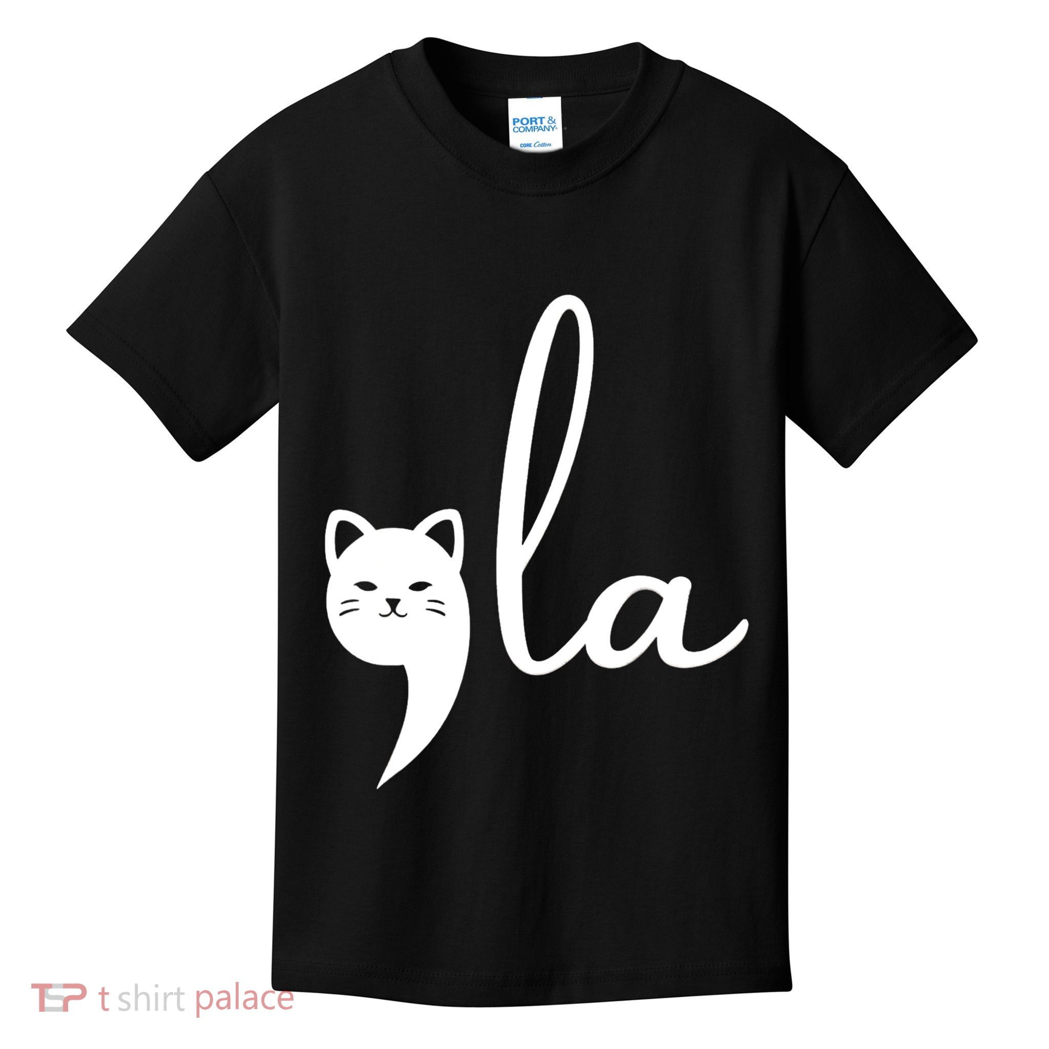 Kamala Harris Commala Funny Cat Ladies For Harris Gift Kids T-Shirt