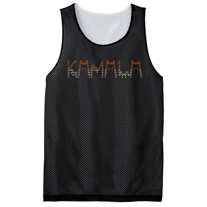 Kamala Harris Cat Lettering Positive Funny Tie Dye Mesh Reversible Basketball Jersey Tank