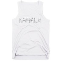 Kamala Harris Cat Lettering Positive Funny Tank Top