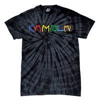 Kamala Harris Cat Lettering Funny Tie-Dye T-Shirt