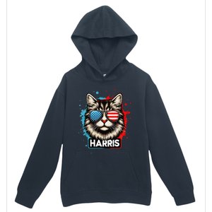 Kamala Harris Cat Ladies 2024 The Presidential Campaign 2024 Urban Pullover Hoodie