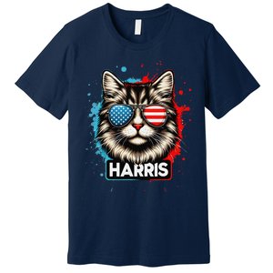 Kamala Harris Cat Ladies 2024 The Presidential Campaign 2024 Premium T-Shirt