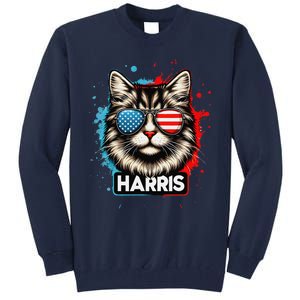 Kamala Harris Cat Ladies 2024 The Presidential Campaign 2024 Tall Sweatshirt