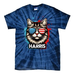 Kamala Harris Cat Ladies 2024 The Presidential Campaign 2024 Tie-Dye T-Shirt