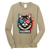 Kamala Harris Cat Ladies 2024 The Presidential Campaign 2024 Long Sleeve Shirt