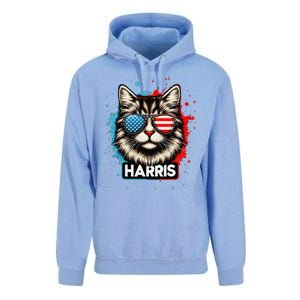 Kamala Harris Cat Ladies 2024 The Presidential Campaign 2024 Unisex Surf Hoodie