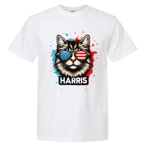 Kamala Harris Cat Ladies 2024 The Presidential Campaign 2024 Garment-Dyed Heavyweight T-Shirt