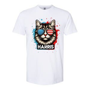 Kamala Harris Cat Ladies 2024 The Presidential Campaign 2024 Softstyle CVC T-Shirt