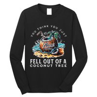 Kamala Harris Coconut Tree Harris For President Election Long Sleeve Shirt