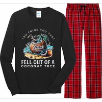 Kamala Harris Coconut Tree Harris For President Election Long Sleeve Pajama Set