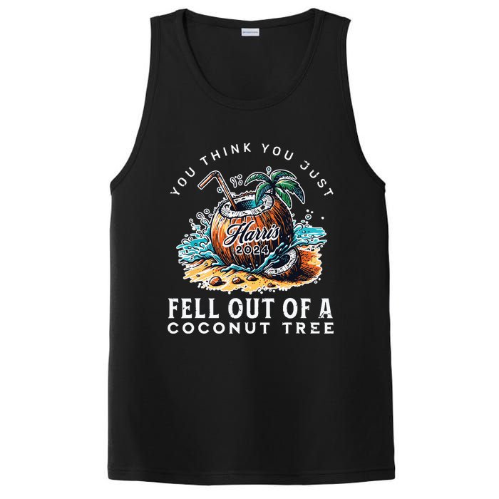 Kamala Harris Coconut Tree Harris For President Election PosiCharge Competitor Tank