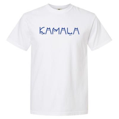 Kamala Harris Cat Lettering Positive Funny Garment-Dyed Heavyweight T-Shirt