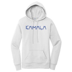 Kamala Harris Cat Lettering Positive Funny Women's Pullover Hoodie