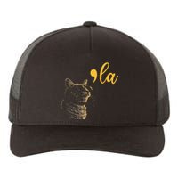 Kamala Harris Cat Lettering Alphabet Cat Lady Yupoong Adult 5-Panel Trucker Hat