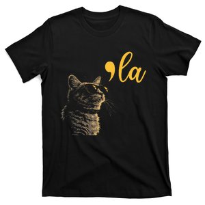 Kamala Harris Cat Lettering Alphabet Cat Lady T-Shirt