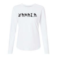 Kamala Harris Cat Lettering Kamala Harris Childless Cat Lady Womens Cotton Relaxed Long Sleeve T-Shirt