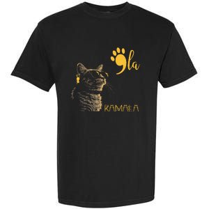 Kamala Harris Cat Lettering Alphabet Cat Lady Garment-Dyed Heavyweight T-Shirt