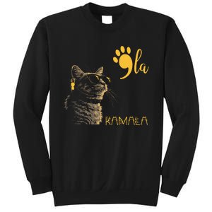 Kamala Harris Cat Lettering Alphabet Cat Lady Sweatshirt