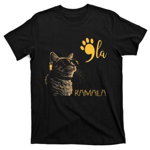 Kamala Harris Cat Lettering Alphabet Cat Lady T-Shirt