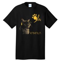 Kamala Harris Cat Lettering Alphabet Cat Lady Tall T-Shirt