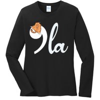 Kamala Harris Cat Ladies President Campaign Funny Comma La Ladies Long Sleeve Shirt